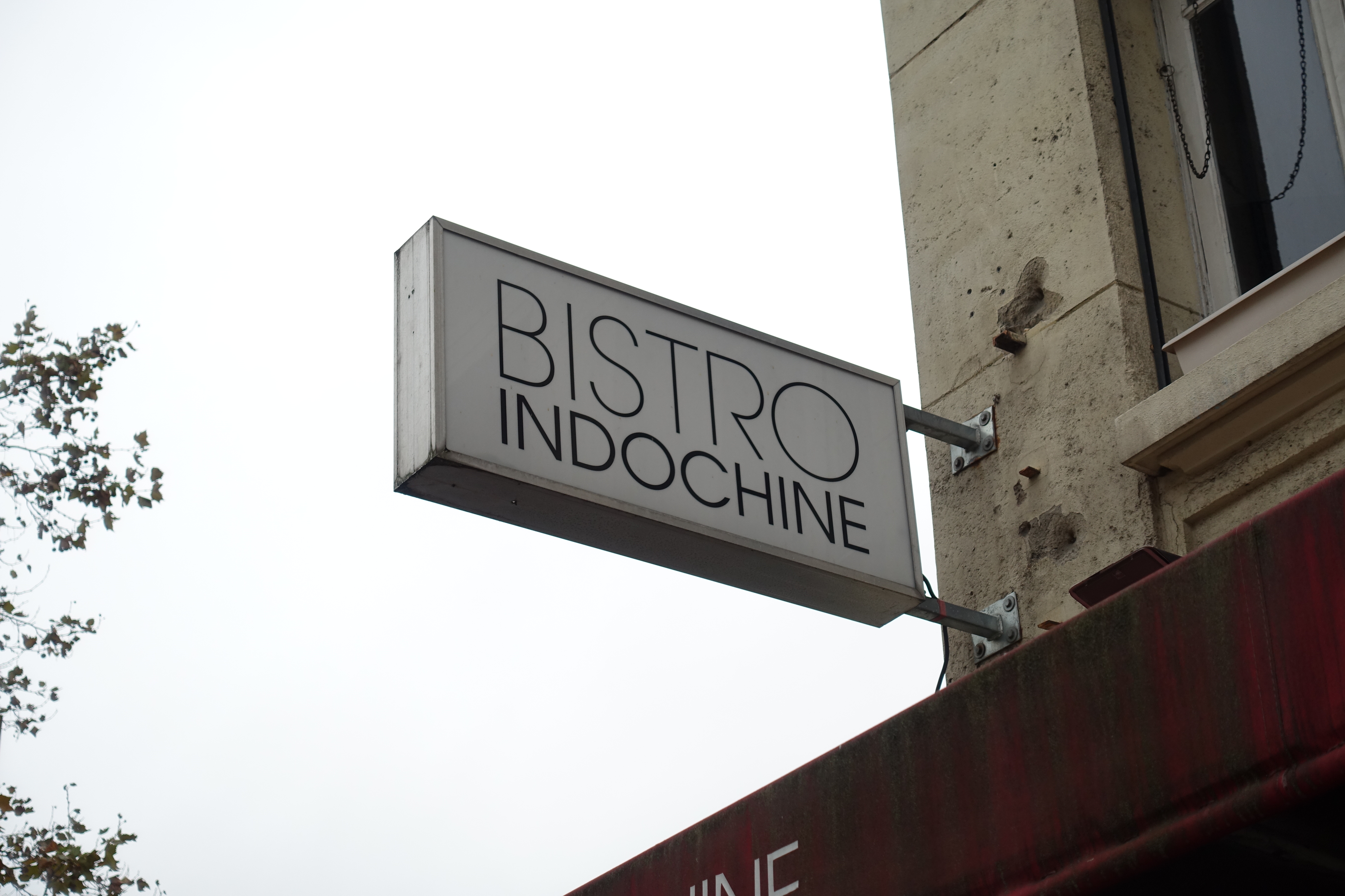 Paris bistro dining room interior